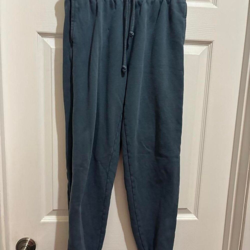 Aritzia Women's Blue and Green Trousers